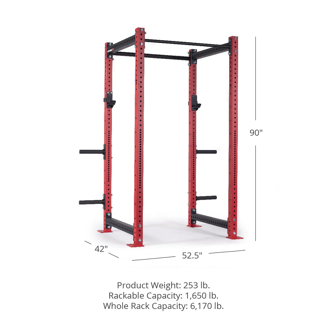 X-3 Series Bolt Down Power Rack 90" 36" - Image 74