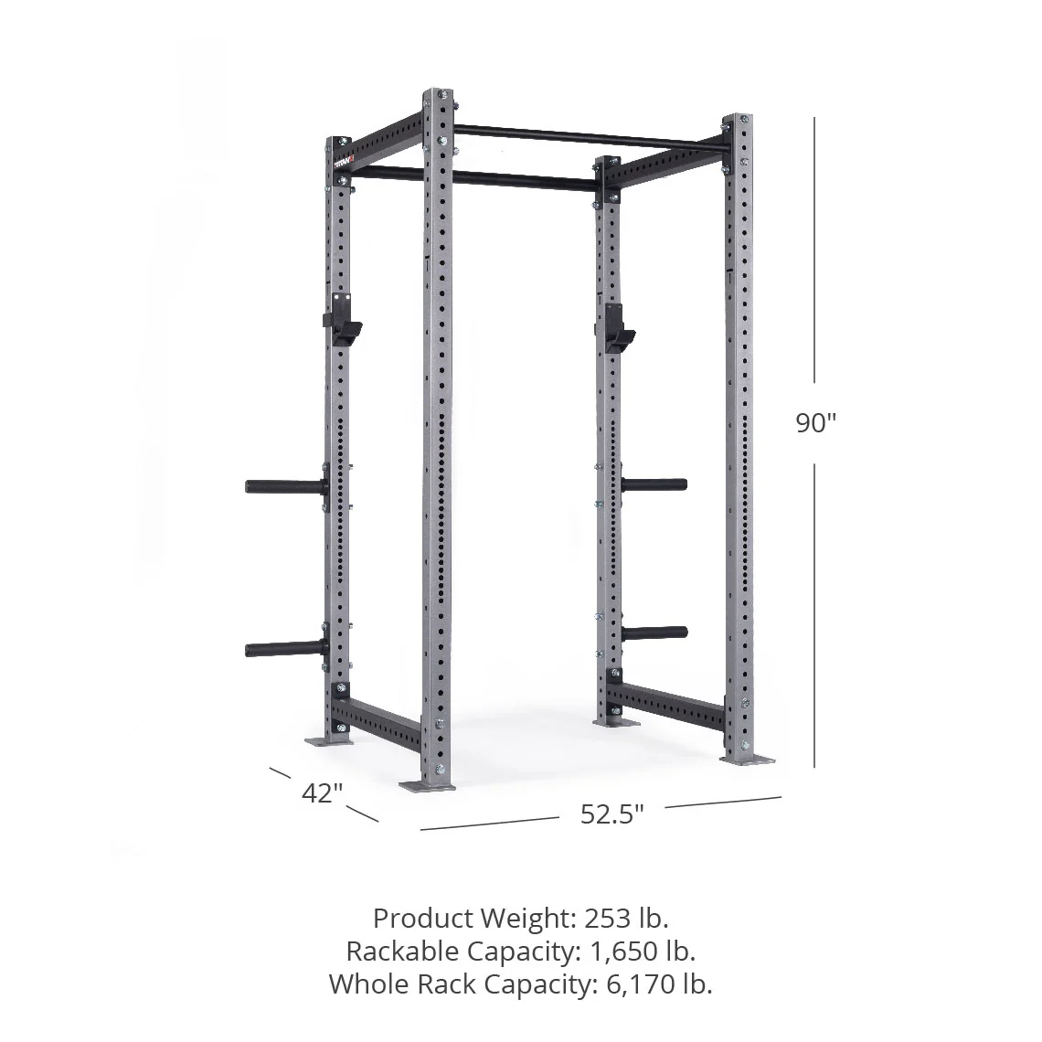 X-3 Series Bolt Down Power Rack 90" 36" - Image 82