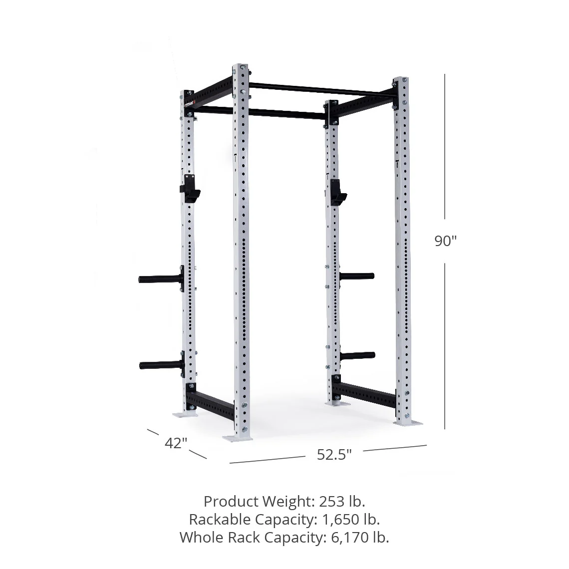 X-3 Series Bolt Down Power Rack 90" 36" - Image 90