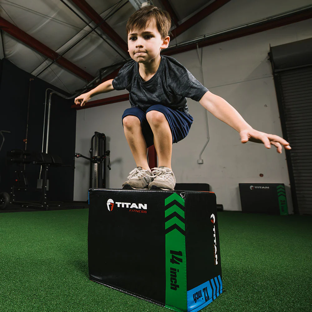 Scratch and Dent, Youth 3-In-1 Heavy Foam Plyo Box – 12" x 14" x 16" - Image 2