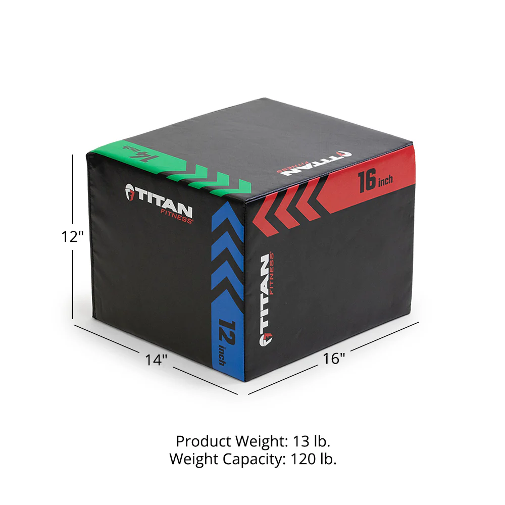 Scratch and Dent, Youth 3-In-1 Heavy Foam Plyo Box – 12" x 14" x 16" - Image 6